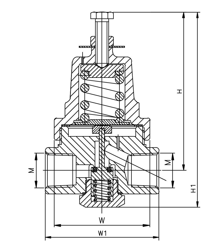 DYS-06F Латунный низкотемпературный регулятор здания криогенного давления